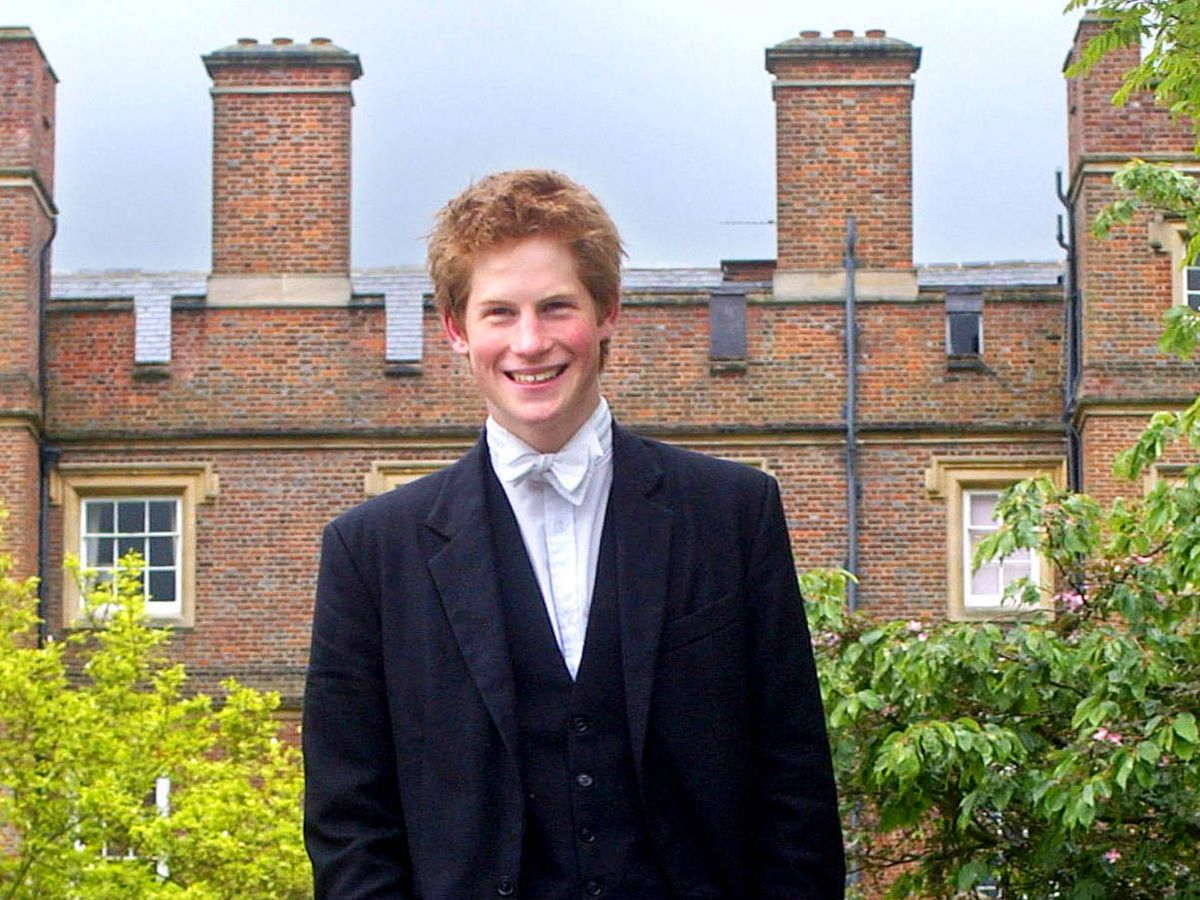 Foto:  El príncipe Harry, en Eaton. (Getty)
