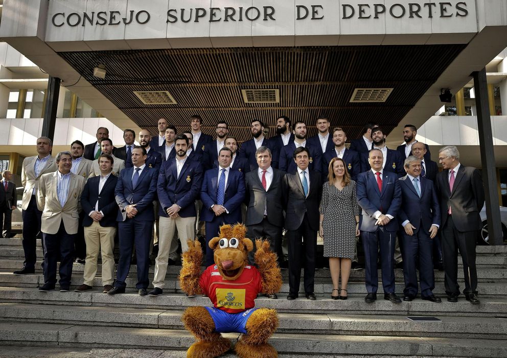Foto: La selección española en el Consejo Superior de Deportes (Efe). 
