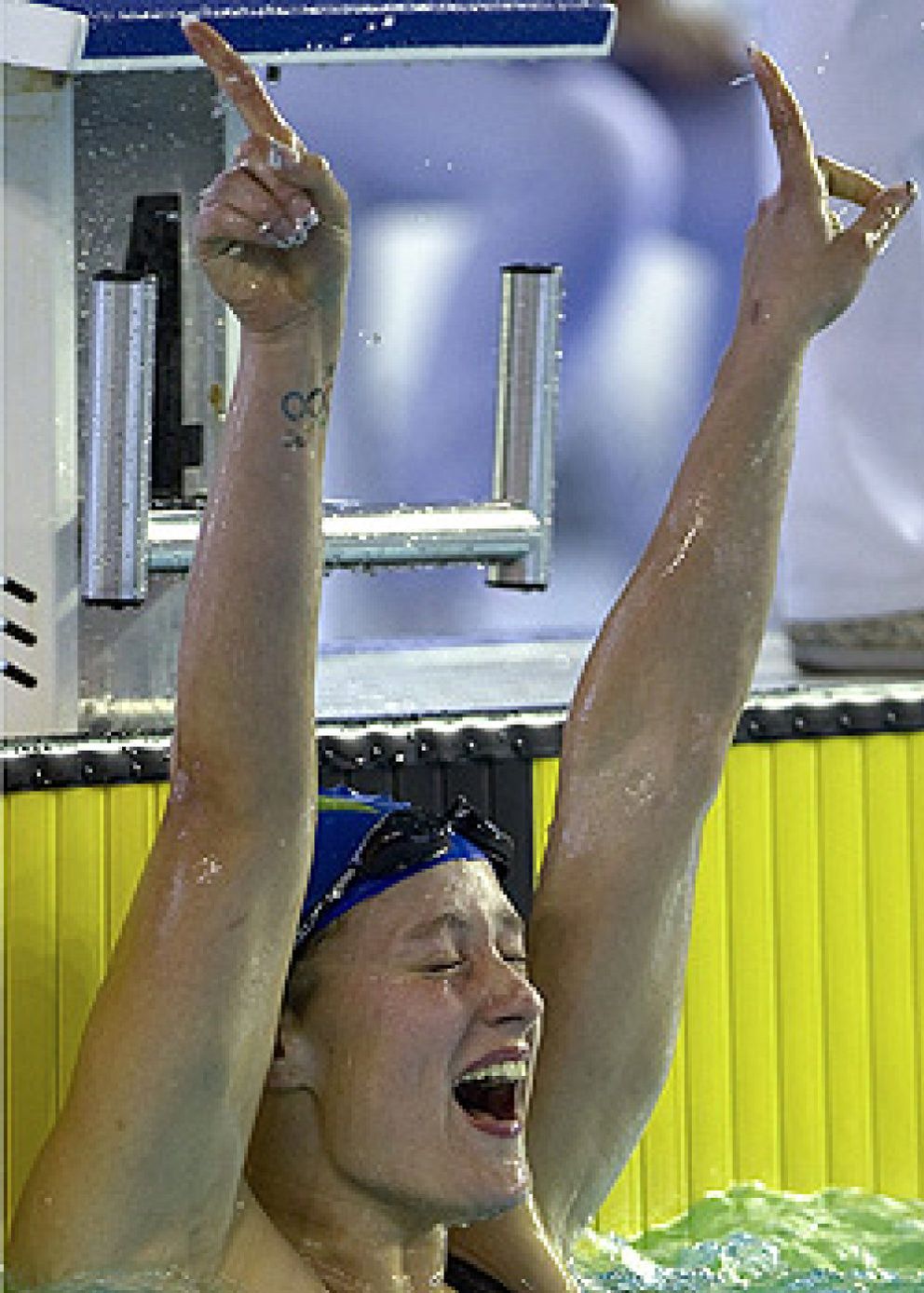 Foto: Cara y cruz en natación: Mireia Belmonte logra otro récord mientras Rafa Muñoz 'se raja'