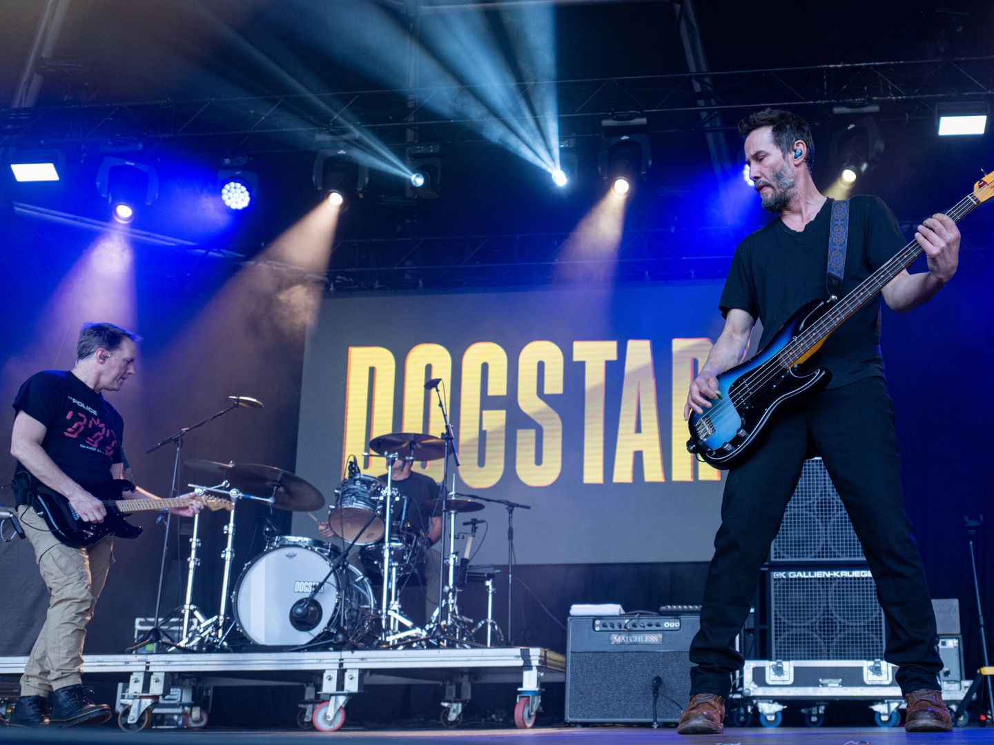 Keanu Reeves es el bajista de la banda Dogstar, que ha actuado en Primavera Sound 2024 (Lorena Sopena/Europa Press)