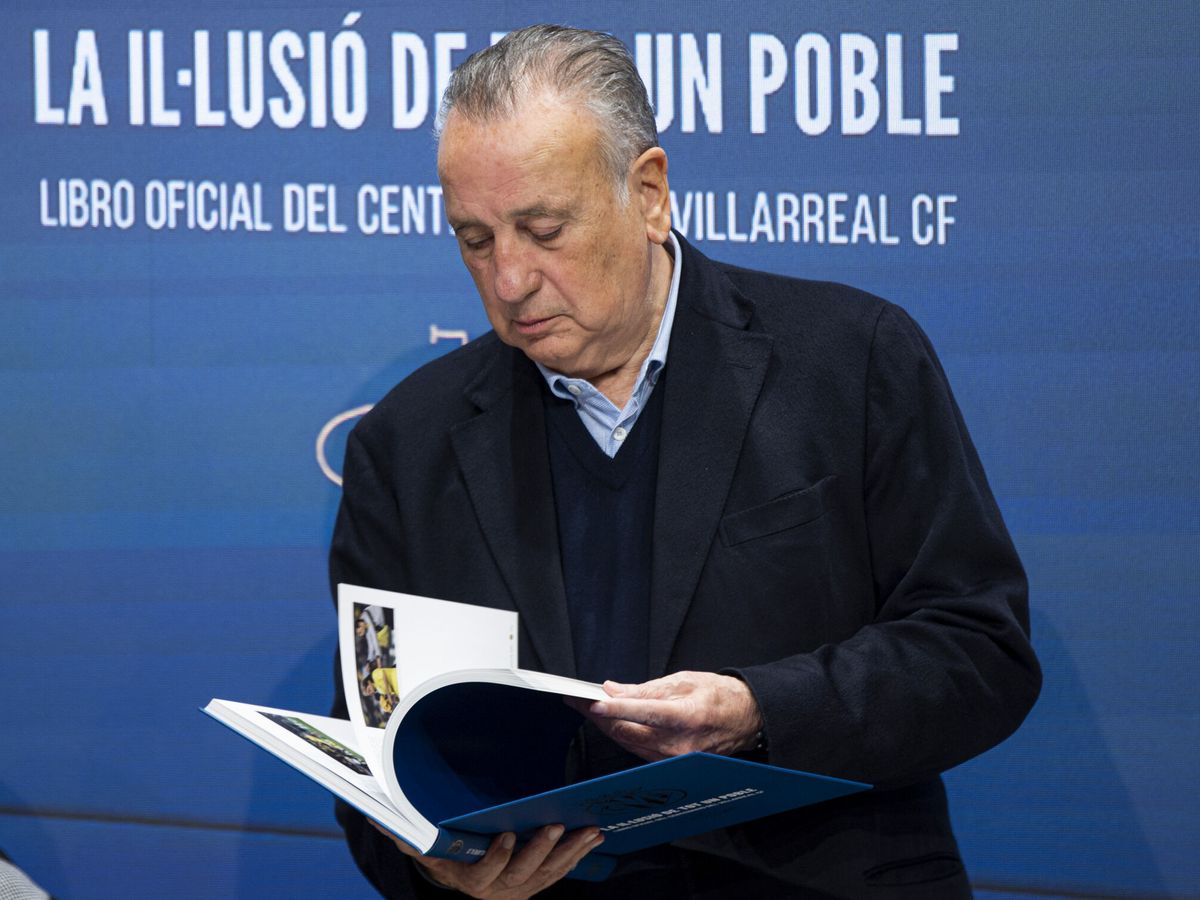 Foto: Fernando Roig, en la presentación del libro del centenario del club. (Foto: EFE)
