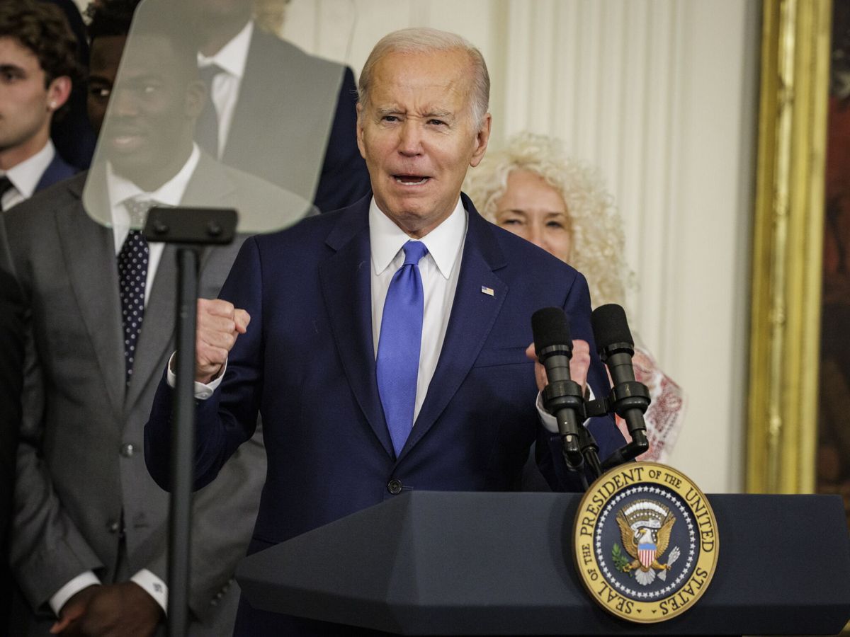 Foto: El presidente Biden en la Casa Blanca. (EFE/Samuel Corum)