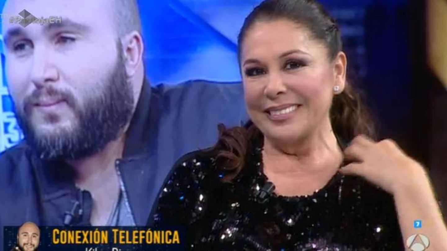 Kiko Rivera sorprende a Isabel Pantoja con una llamada telefónica en 'El hormiguero'. (Antena3)