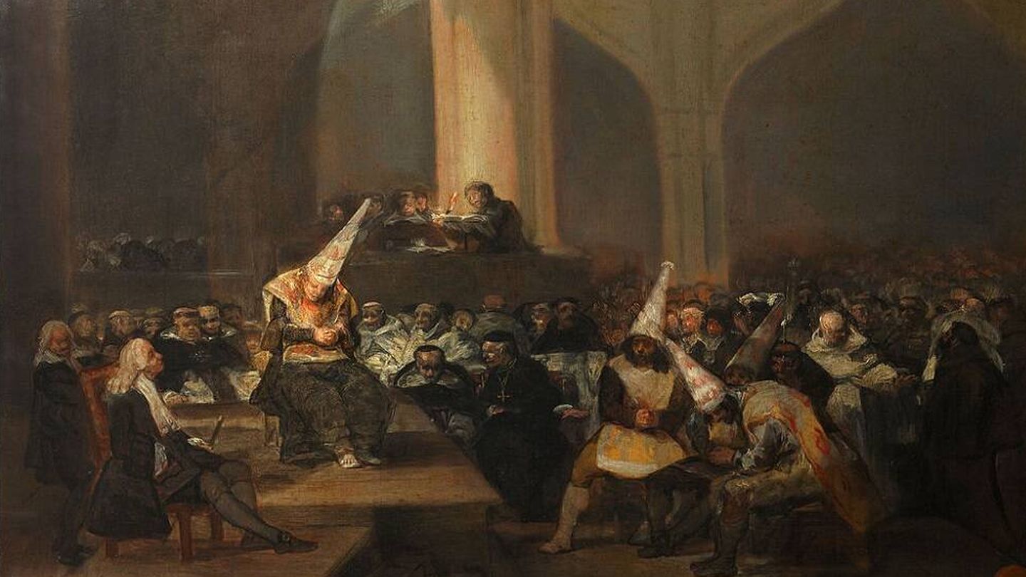Auto de fe de la Inquisición según Francisco de Goya. (Cedida)