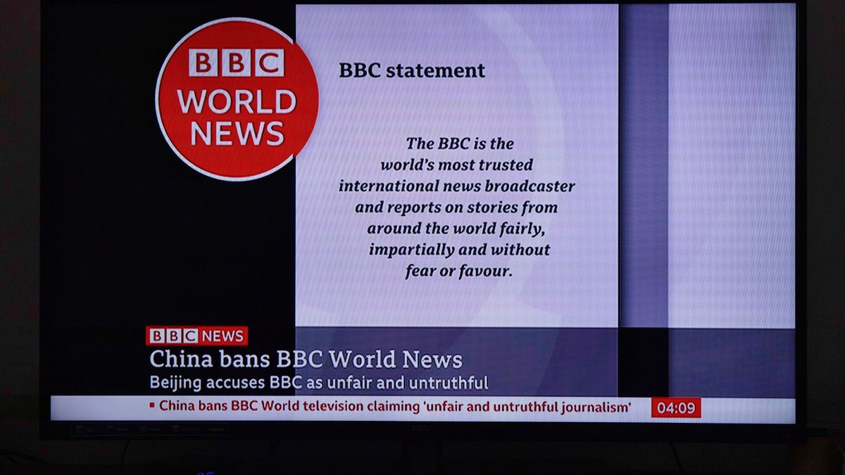 China bloquea la cadena británica BBC por "no cumplir el requisito de veracidad"