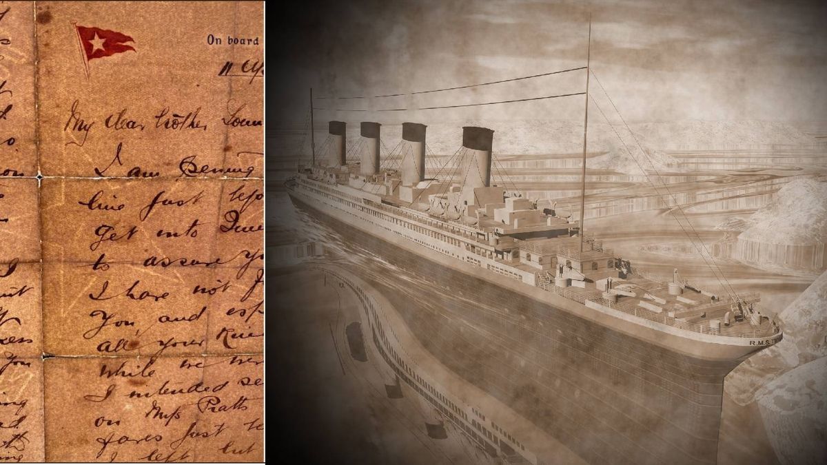 Subastan la última carta escrita por un cura en el Titanic antes de hundirse