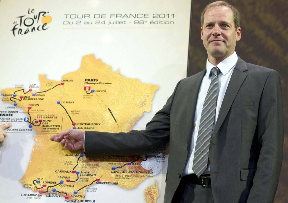 Foto: Christian Prudhomme, director del Tour de Francia.