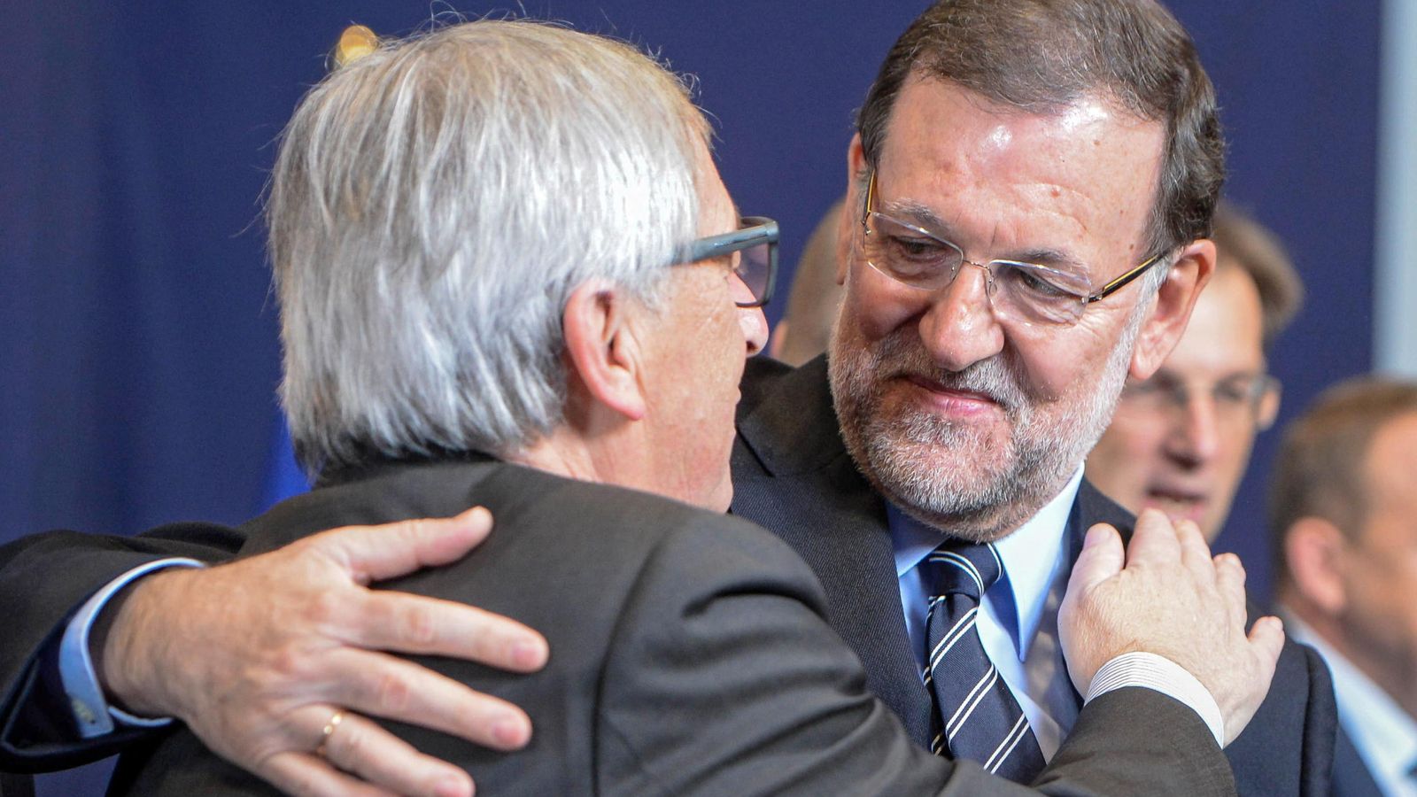 Foto: El presidente de la Comisión Europea, Jean-Claude Juncker, con el presidente del Gobierno en funciones, Mariano Rajoy./EFE