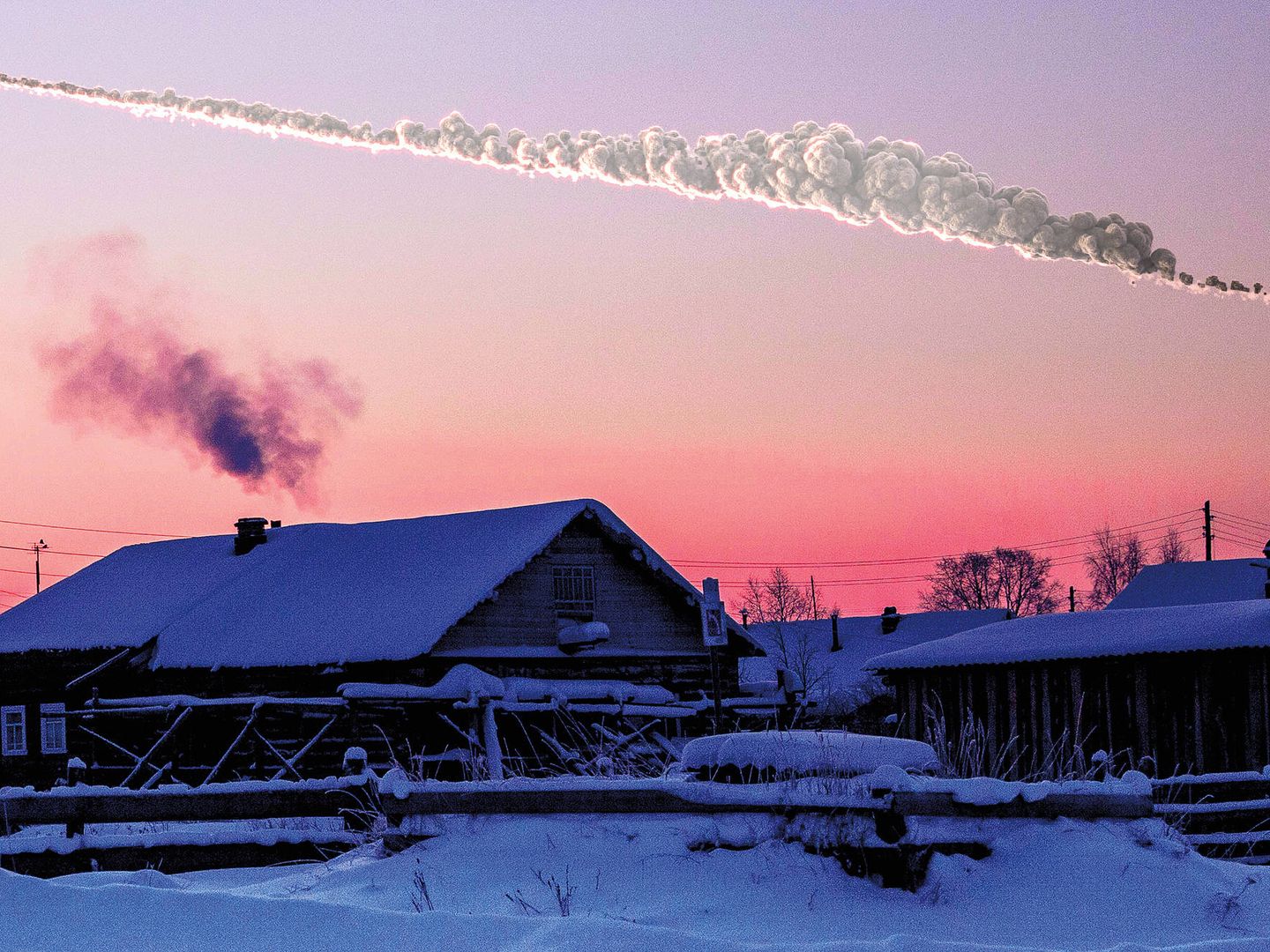 El reciente aviso del meteorito de Chelyabinsk. (Sandia National Laboratories)