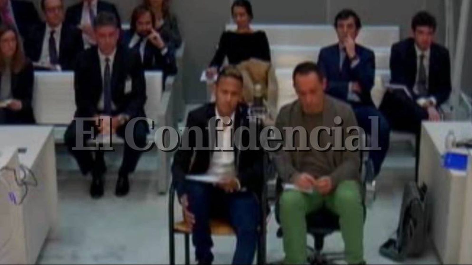 Foto: O vídeo de Neymar perante o juiz.