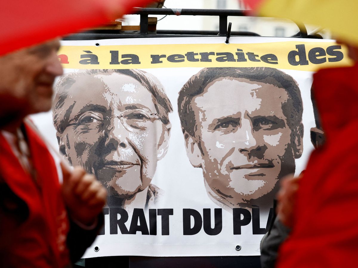 Foto: Manifestación contra la reforma de la jubilación en Francia. (Reuters)