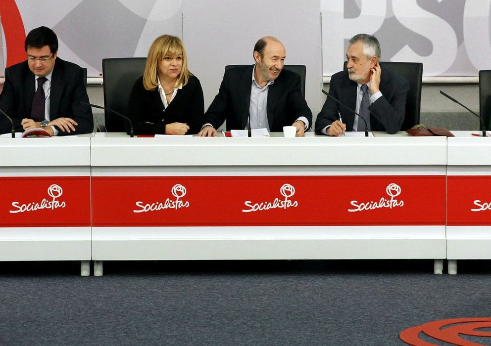 Foto: Comité Federal del PSOE hoy (Efe)