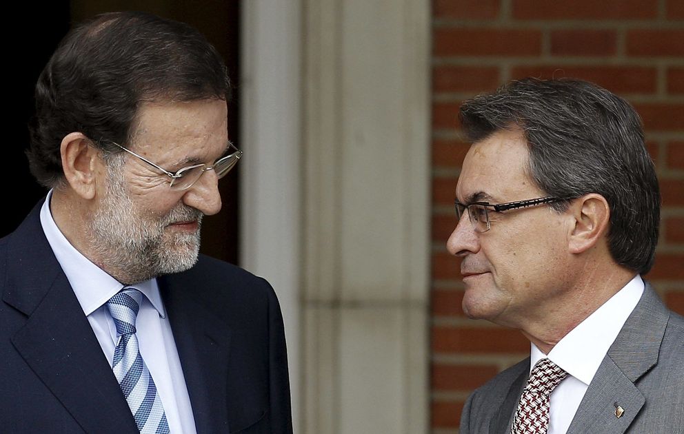 Rajoy y  Mas, en una foto de archivo. (Efe)