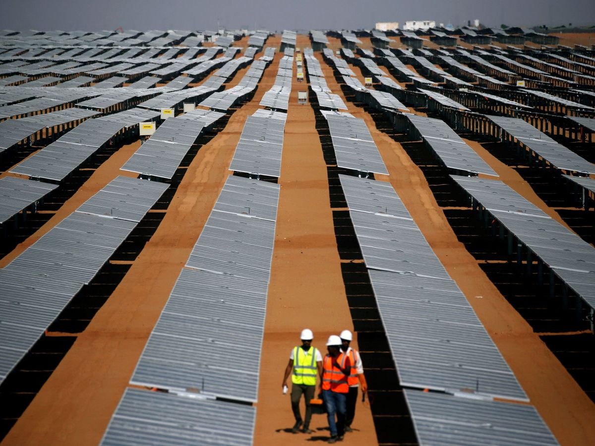 Foto: Foto de archivo de una planta fotovoltaica. (Reuters)