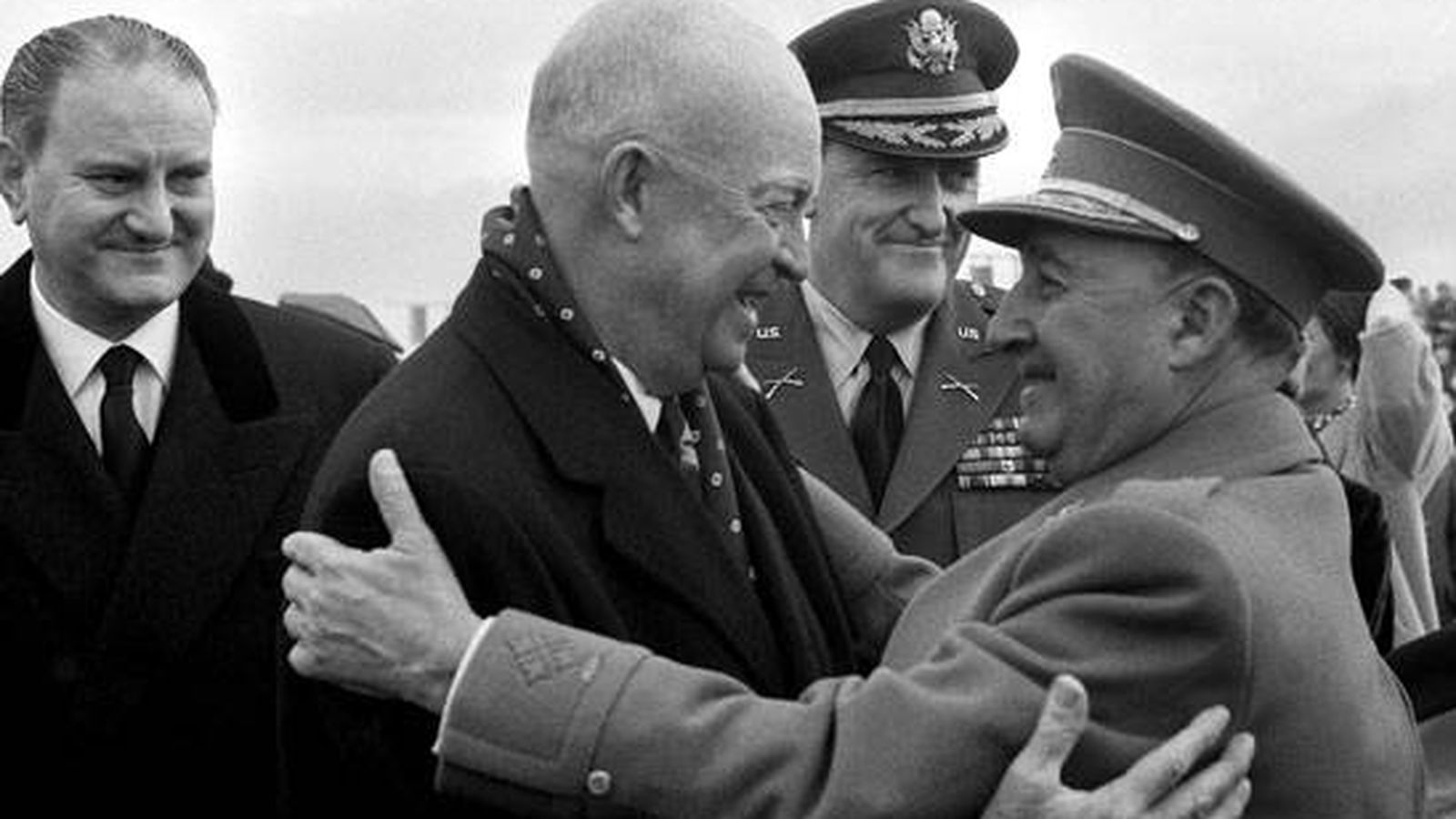 Foto: Eisenhower y Franco en su visita a España en 1959