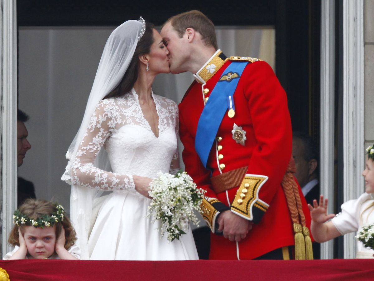 Foto: Los duques de Cambridge, el día de su boda. (EFE)