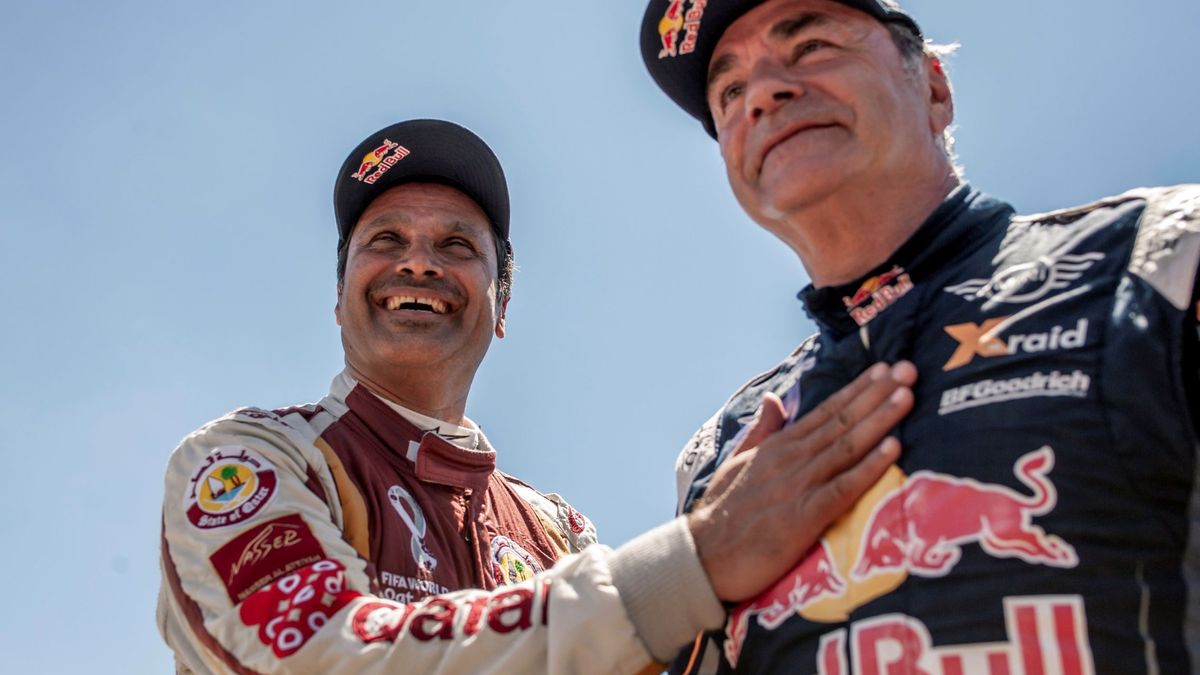 "Que piense lo que quiera". El pique entre Carlos Sainz y Nasser Al Attiyah pone picante el Dakar