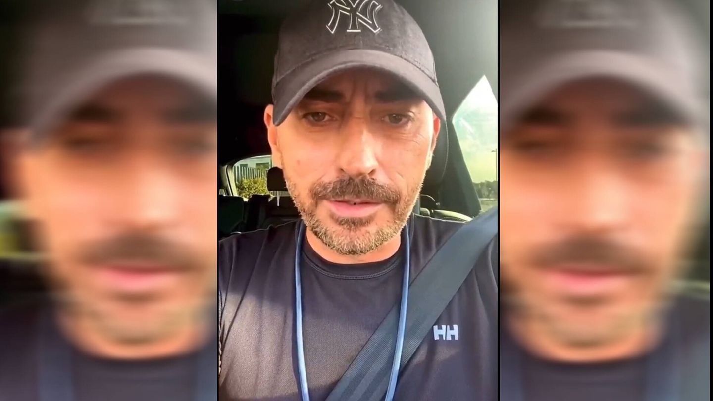 Diego Arrabal, en su último vídeo de Instagram.
