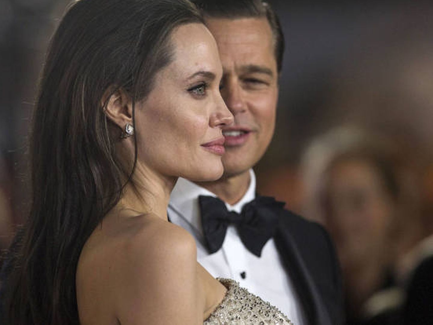  Angelina Jolie y Brad Pitt, en 2015. (Reuters)