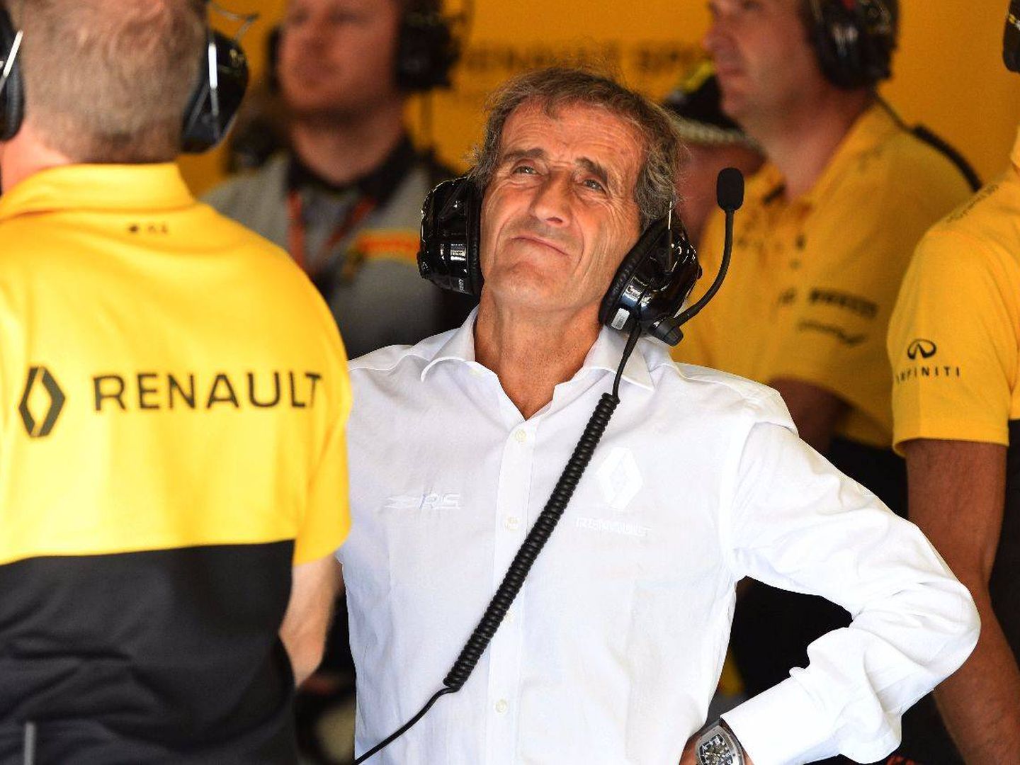 Alain Prost, tetracampeón del mundo, valoró de forma positiva la actuación de Carlos Sainz. (Renault)