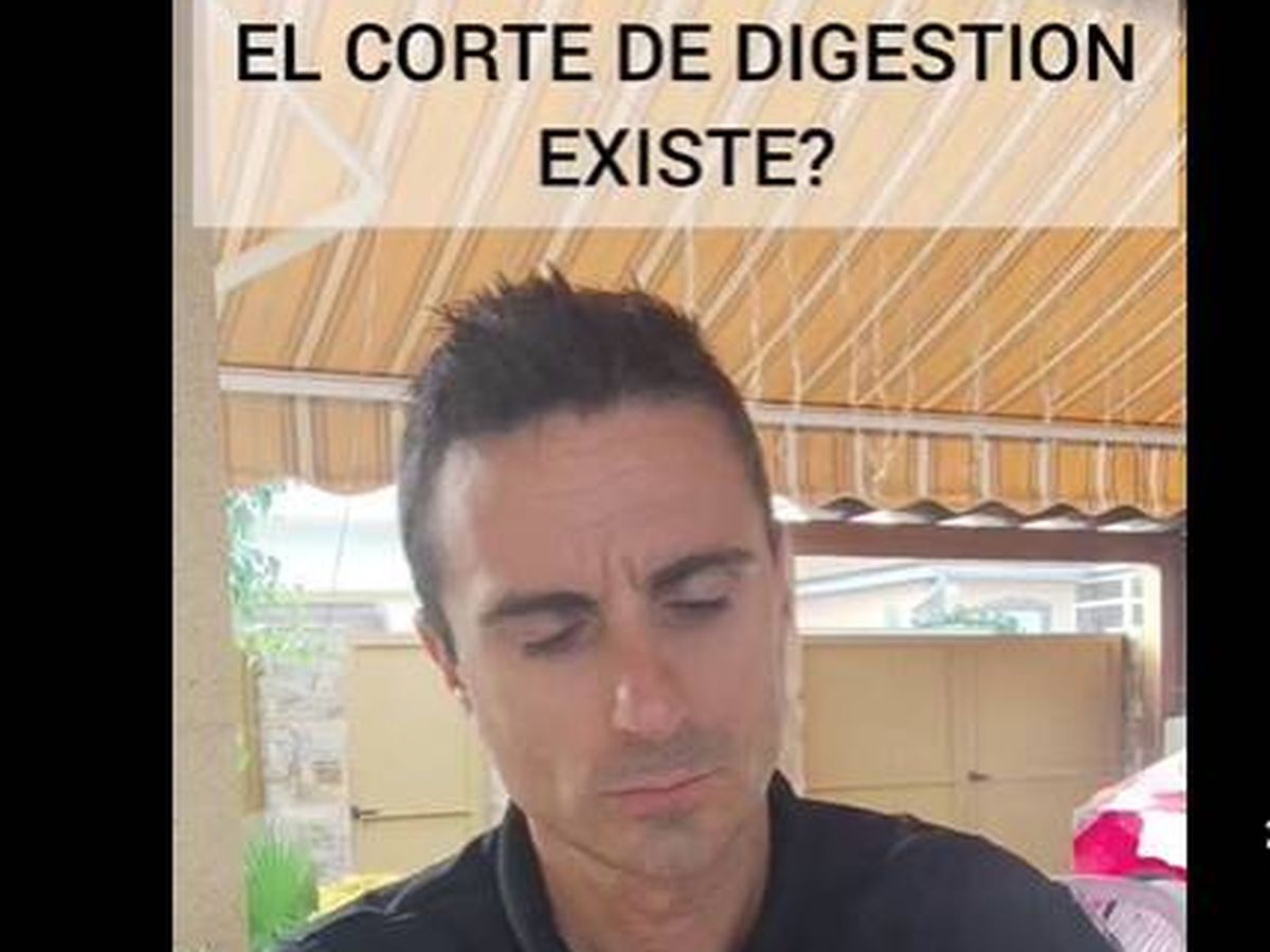 Foto: ¿Mito o verdad? Un técnico sanitario explica lo que hay detrás del 'corte de digestión' (TikTok/@MiguelASSAL)