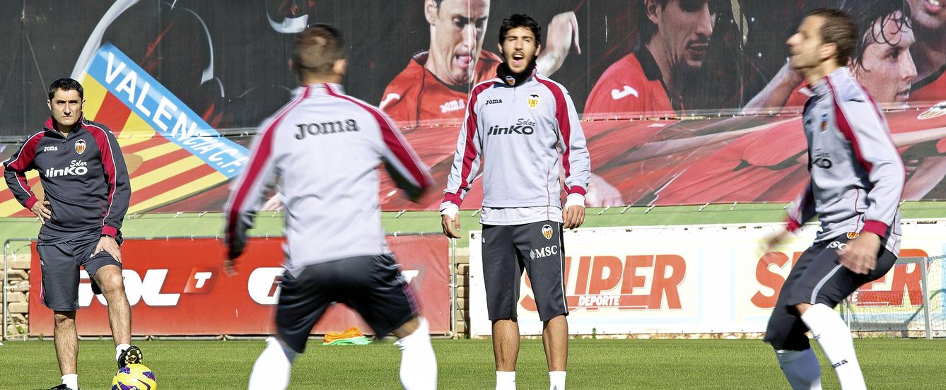 Parejo vivió meses de plena felicidad a las órdenes de Ernesto Valverde (EFE)