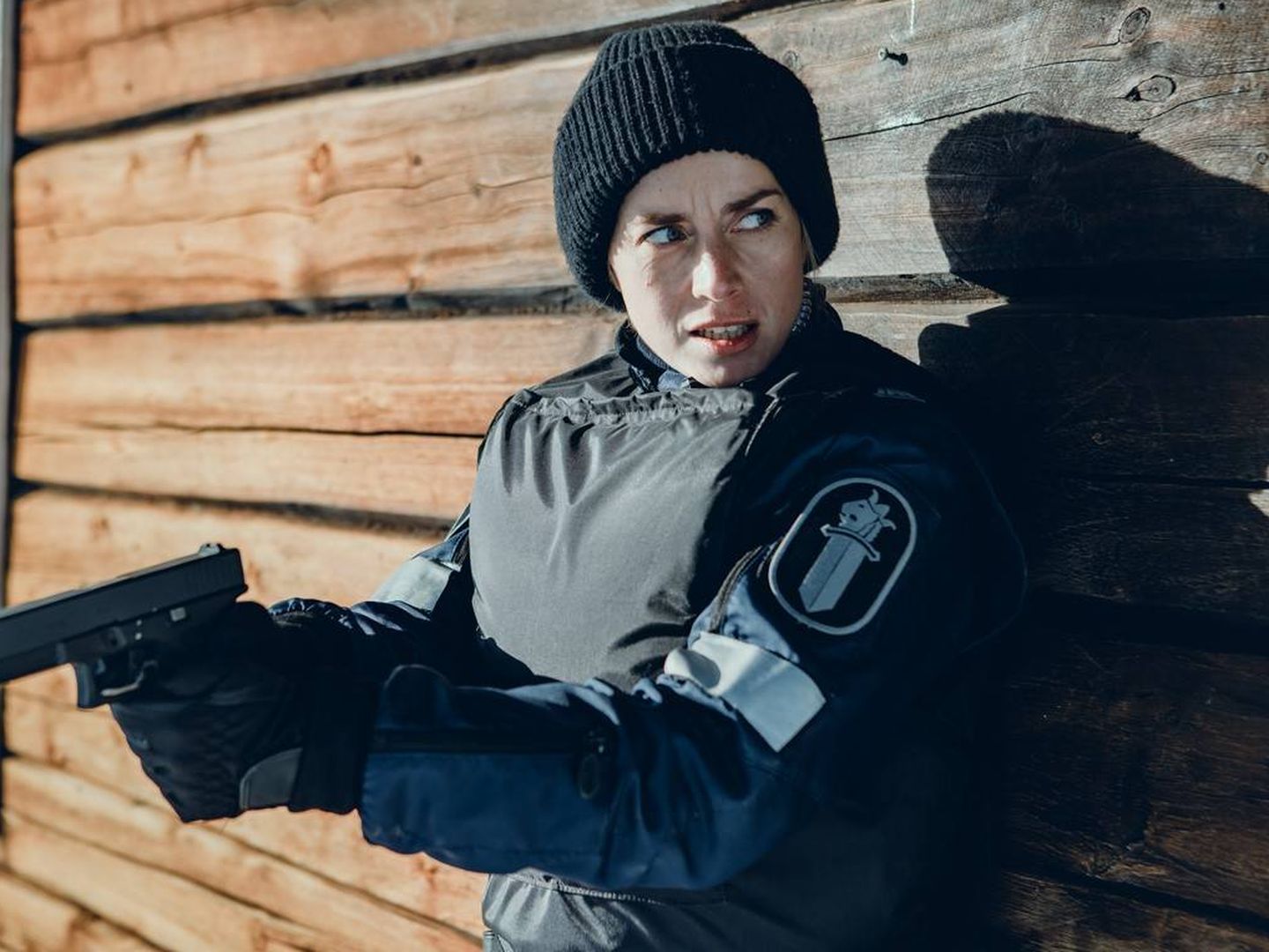 La oficial de policía Nina Kautsalo (Iina Kuustonen). (Cosmo)