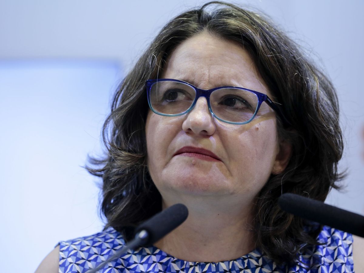 Foto: La exvicepresidenta de la Generalitat y excoportavoz de Compromís Mónica Oltra. (EFE/Ana Escobar)