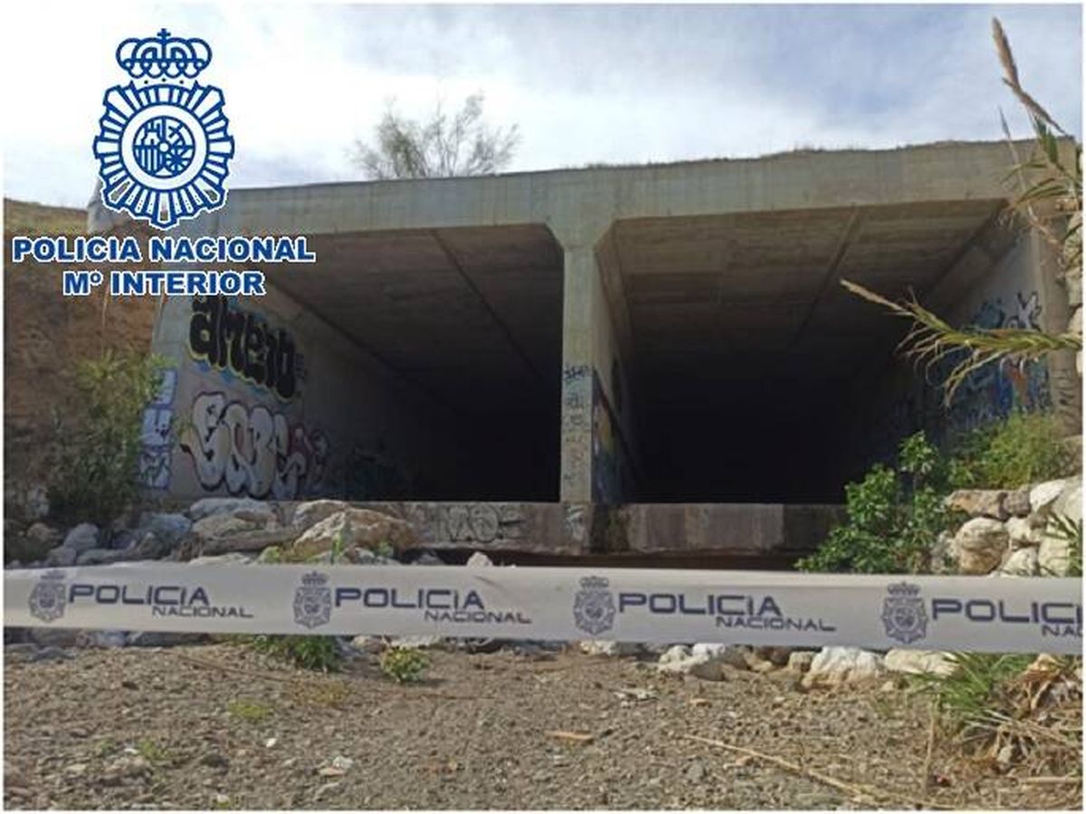 Foto: Túnel en el que se produjeron los hechos. (Policía Nacional)