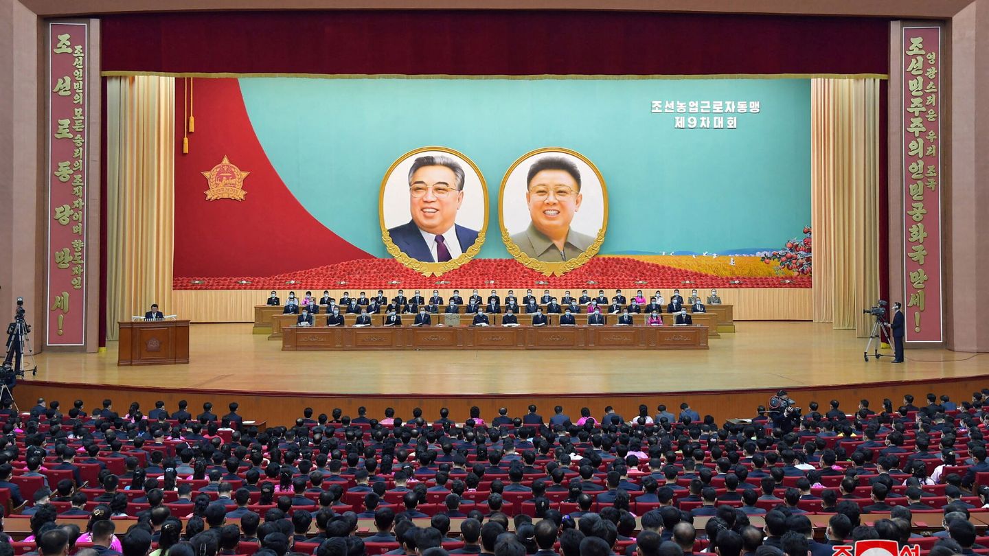 Congreso de la Unión de Agricultura en Corea del Norte. (Reuters/KCNA)