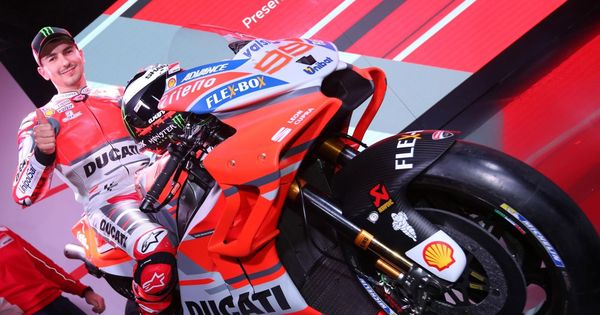 Foto: Jorge Lorenzo en la presentación de Ducati para este 2018. (EFE)