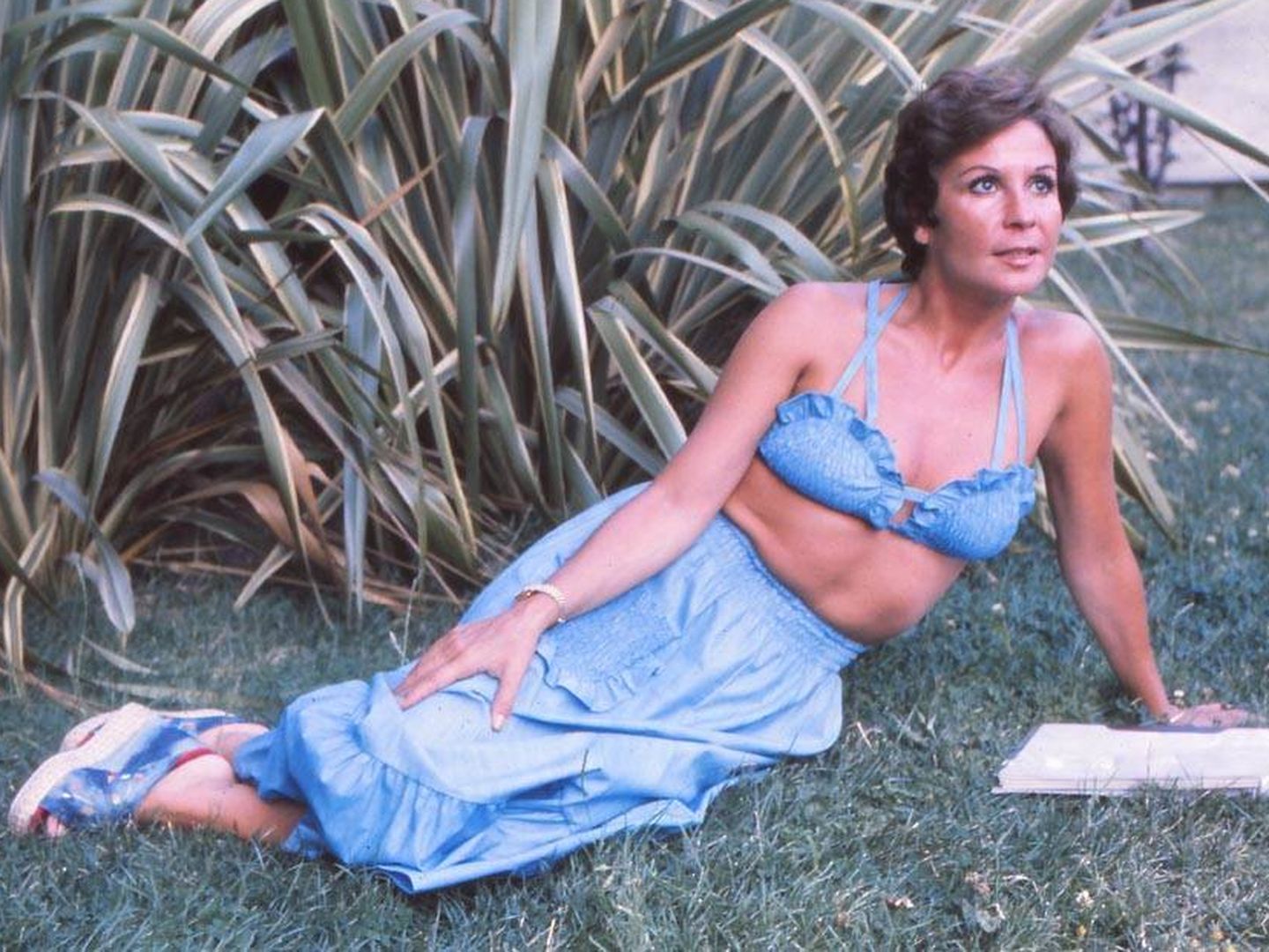 Lina Morgan, en una imagen de 1975. (Getty)