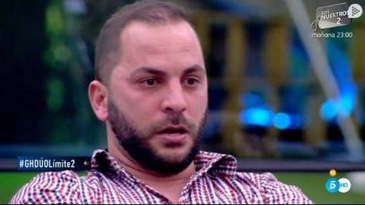 Antonio Tejado, llorando en 'GH Dúo'. (Telecinco)