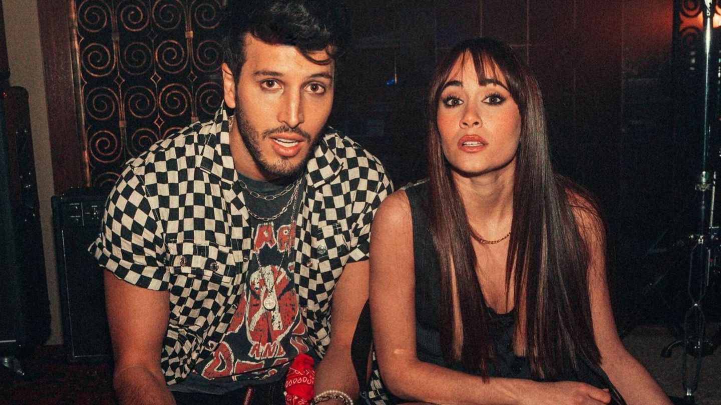 Aitana y Sebastián Yatra, en una imagen promocional de su tema juntos. (Instagram/@sebastianyatra)