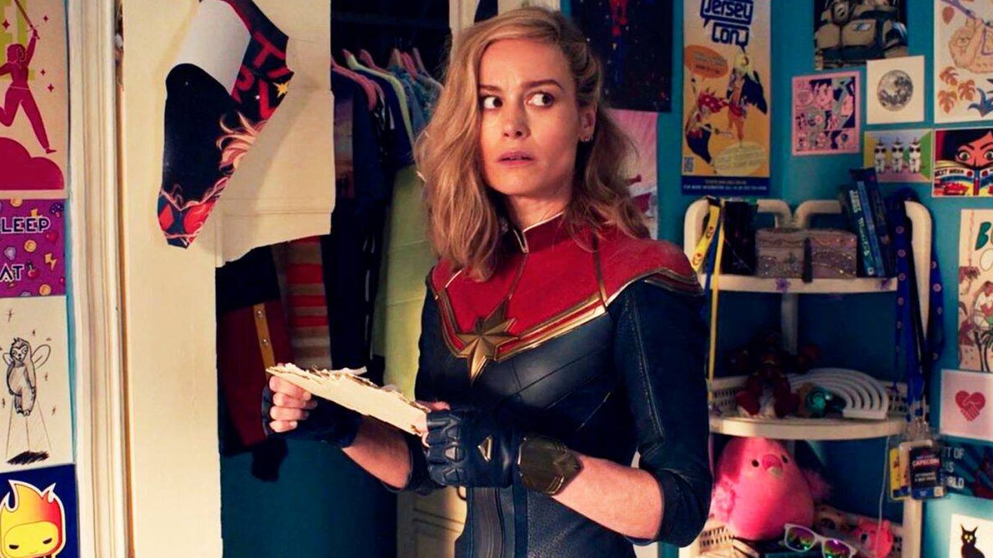 Brie Larson, en su papel de Capitana Marvel. (Disney)