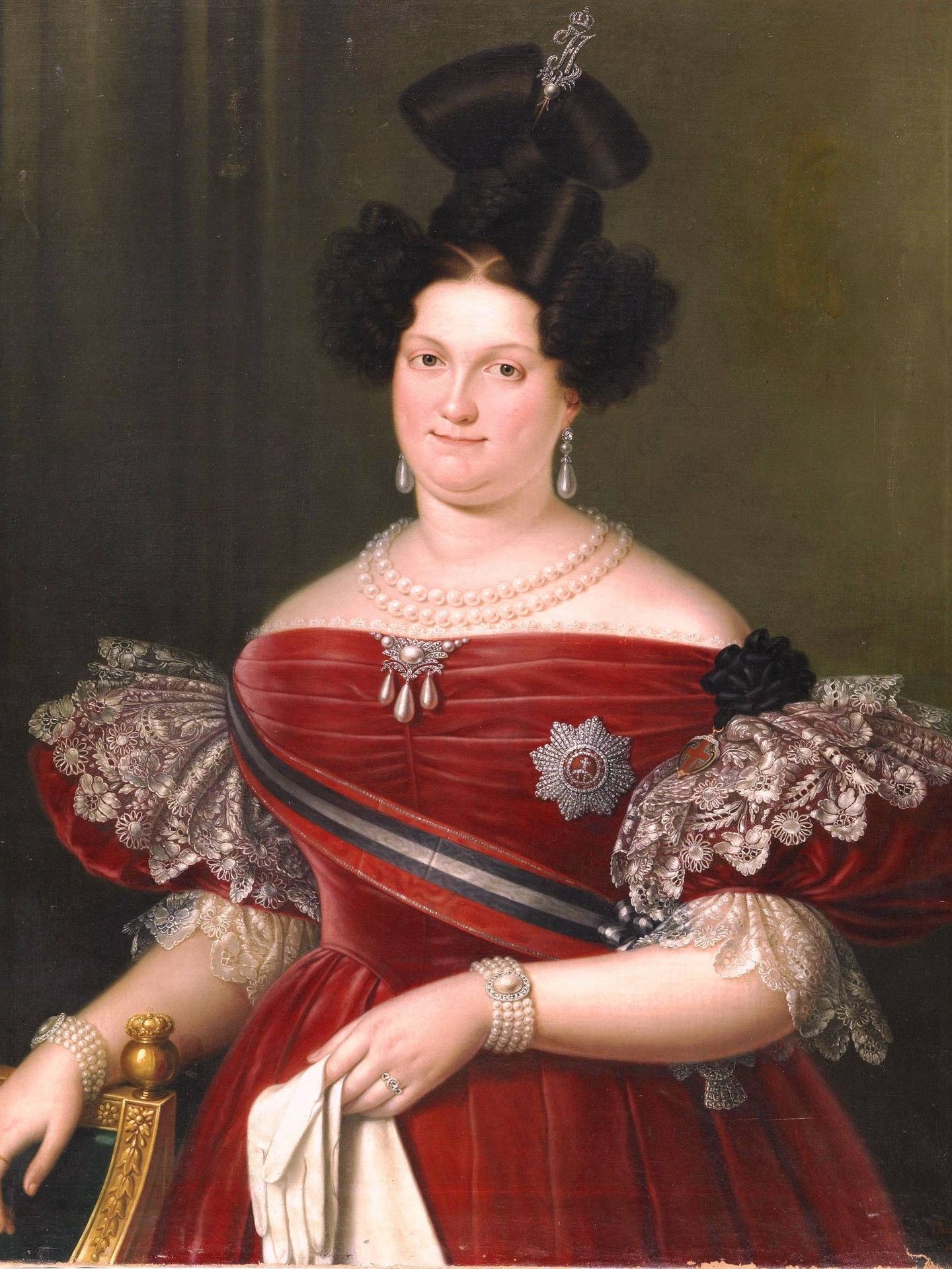 María Cristina de Borbón-Dos Sicilias. (Museo del Prado)