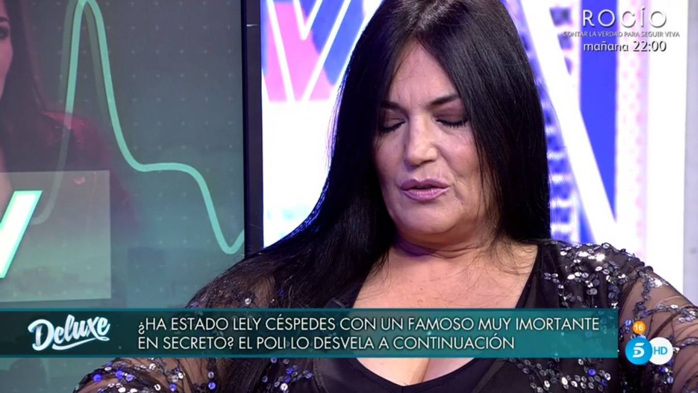 Lely Céspedes hablando de Vicente Patuel. (Telecinco).