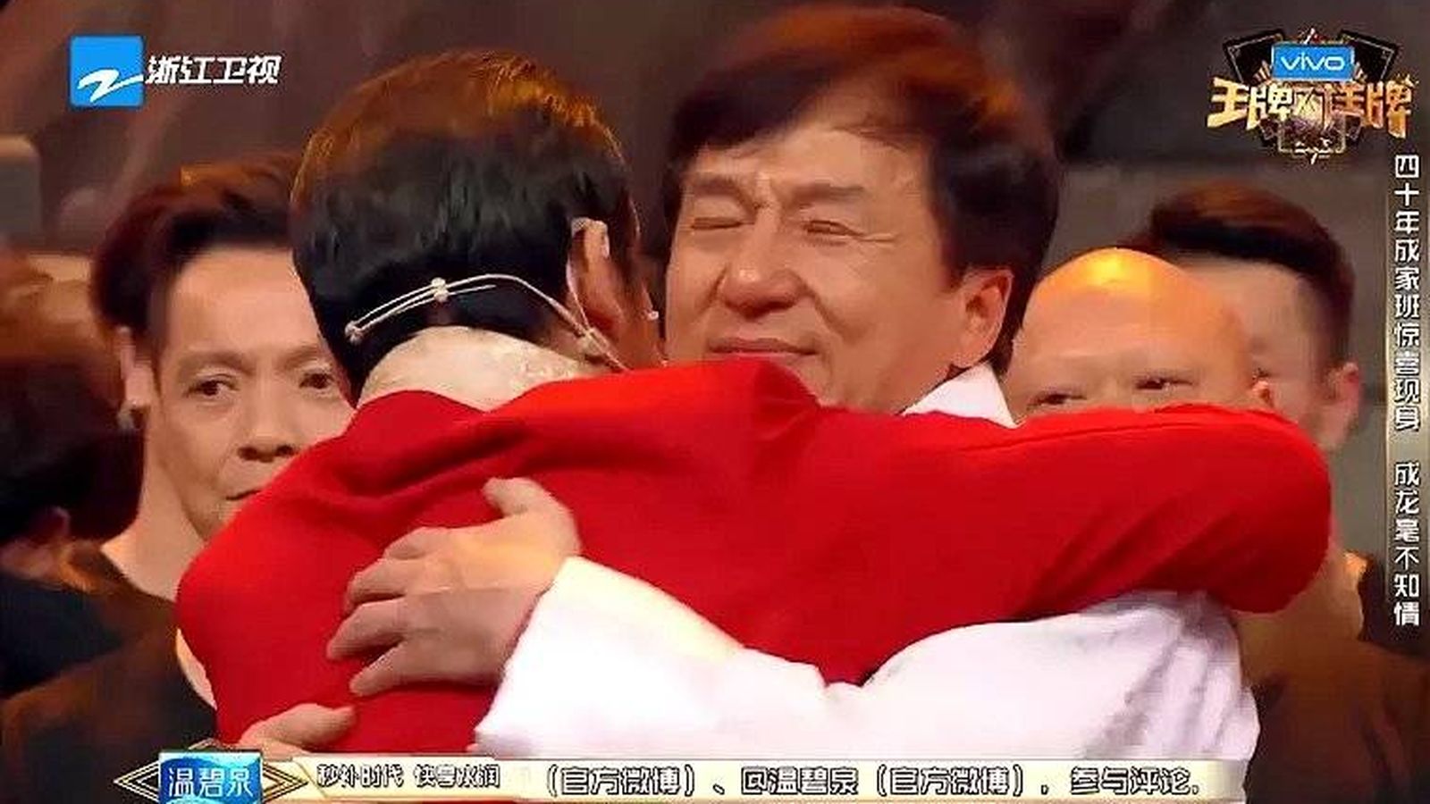 Foto: Jackie Chan se reencuentra con sus dobles de acción en la TV china