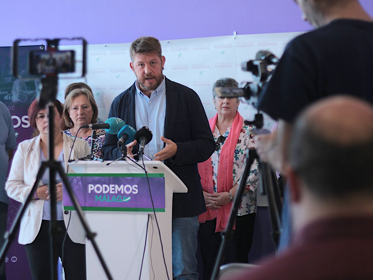 Foto: Nicolás Sguiglia, candidato de Podemos a la Alcaldía de Málaga. (Podemos)