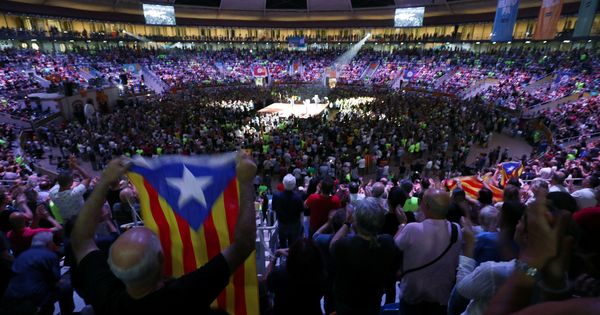 Foto: Acto soberanista catalán el pasado 14 de septiembre (REUTERS)