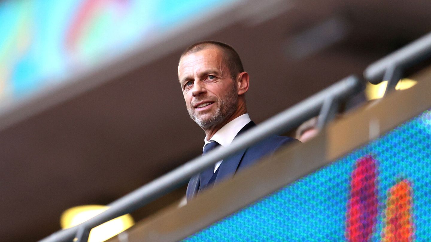 El presidente de la UEFA, Aleksander Ceferin, en una imagen de archivo. (Reuters/Catherine Ivill).