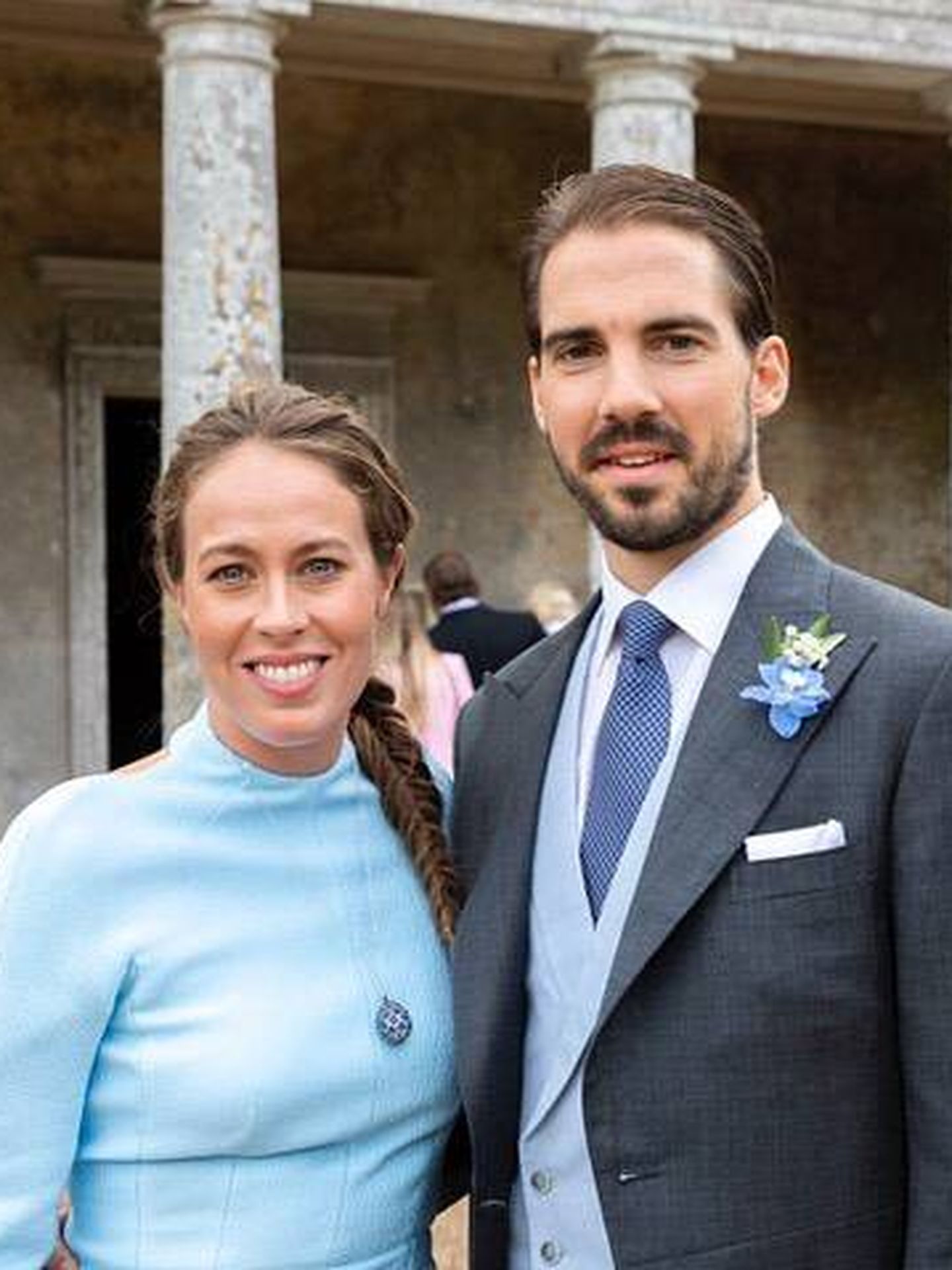 El príncipe Philippos de Grecia y su esposa, Nina Flohr. (Instagram @ninaflohr)