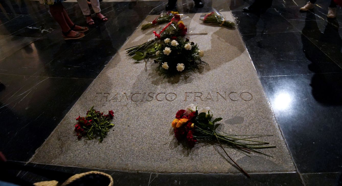 La tumba de Francisco Franco en el Valle de los Caídos. (Reuters)