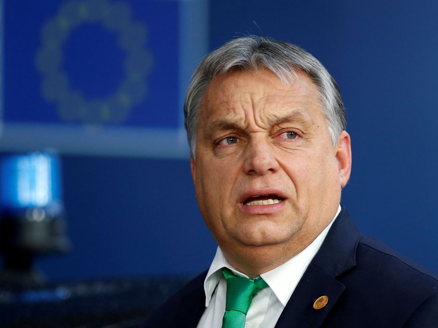 El primer ministro húngaro Viktor Orbán en Bruselas, el 14 de diciembre de 2017. (Reuters) 