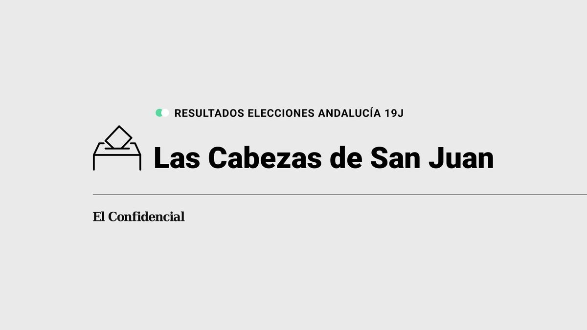 Resultados en Las Cabezas de San Juan de elecciones en Andalucía: el PP, ganador en el municipio