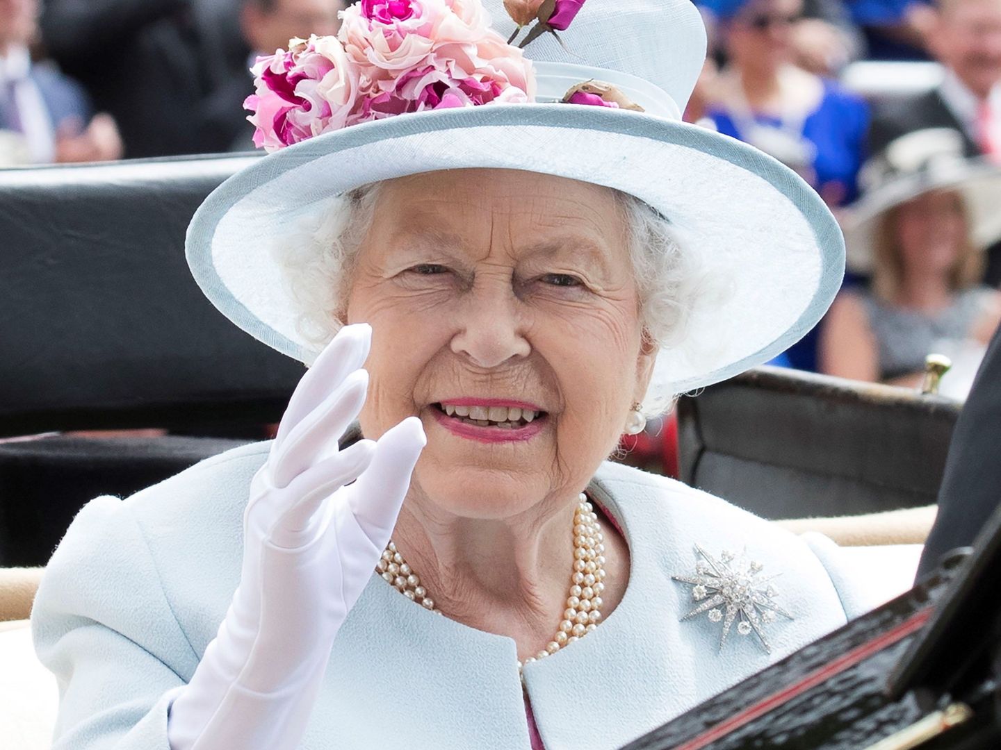 La reina Isabel II en Ascot este mismo año. (EFE)