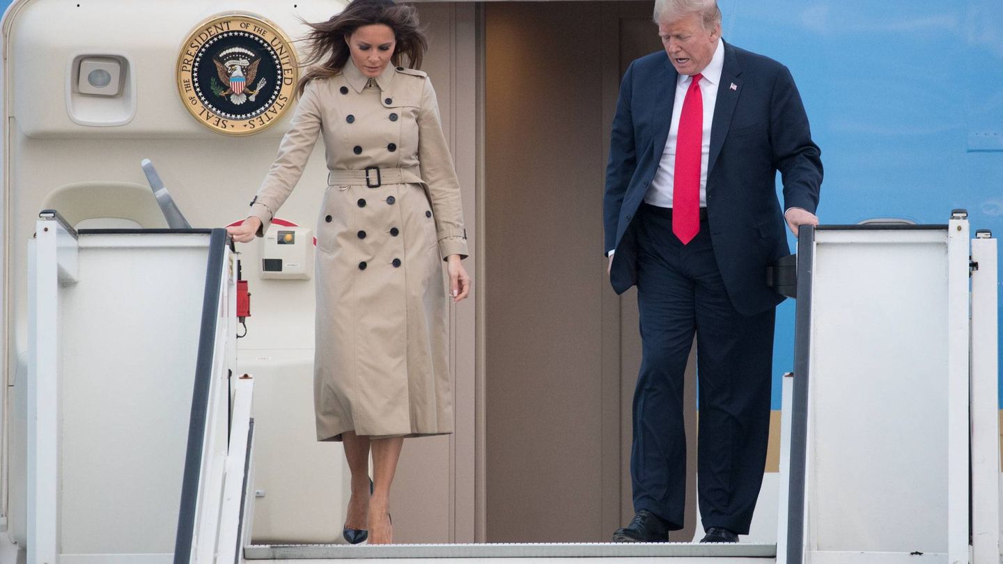 Los Trump llegan a Bruselas. (Cordon Press)