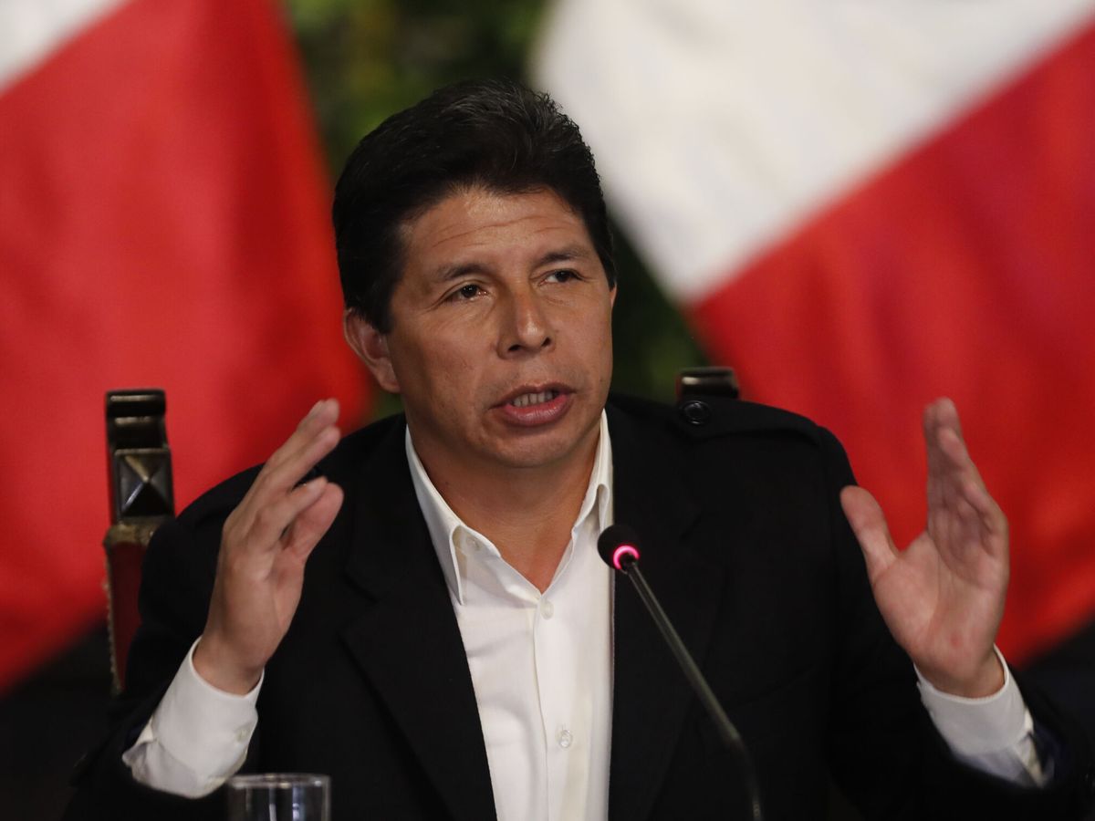 Foto: El presidente de Perú, Pedro Castillo. (EFE/Paolo Aguilar)