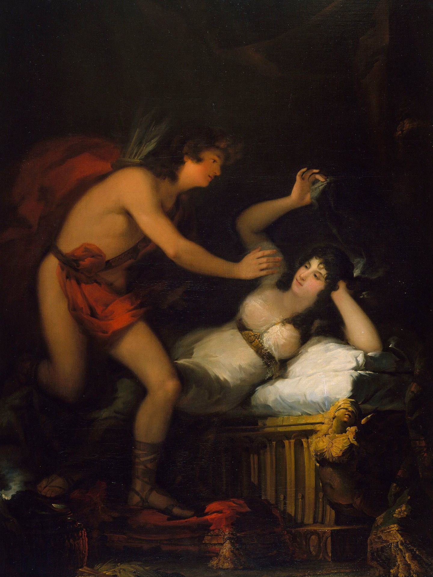 Cupido y Psique. Francisco de Goya. 1798-1805. Museu Nacional d´Art de Catalunya