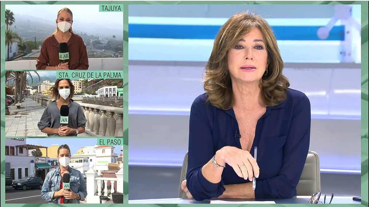 "Es tiempo de descanso": el equipo de Ana Rosa Quintana se retira de La Palma